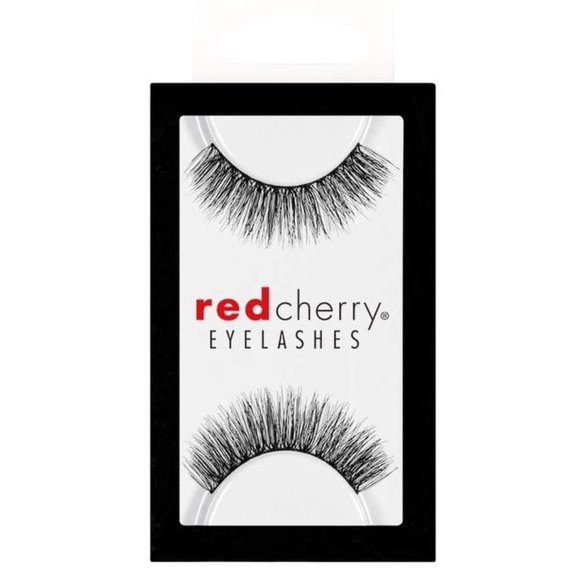 RED CHERRY LUCINDA BLACK LASHES - Picture 1 of 2
